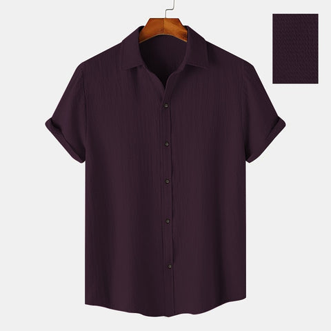 Men's Casual Wear Cotton Structured Shirt