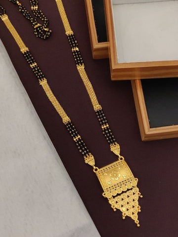 Gold Plated Traditional Style Mangalsutra For Women