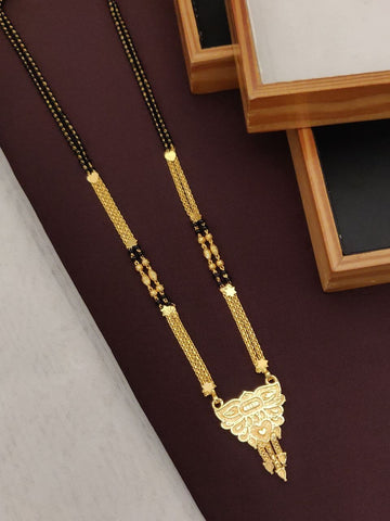 Attractive Gold Plated Traditional Mangalsutra for Women